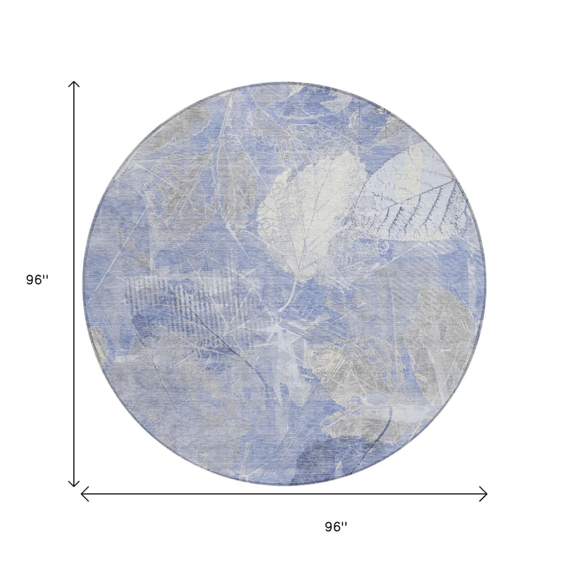 HomeRoots Floral Transitional Rectangle Outdoor Rug