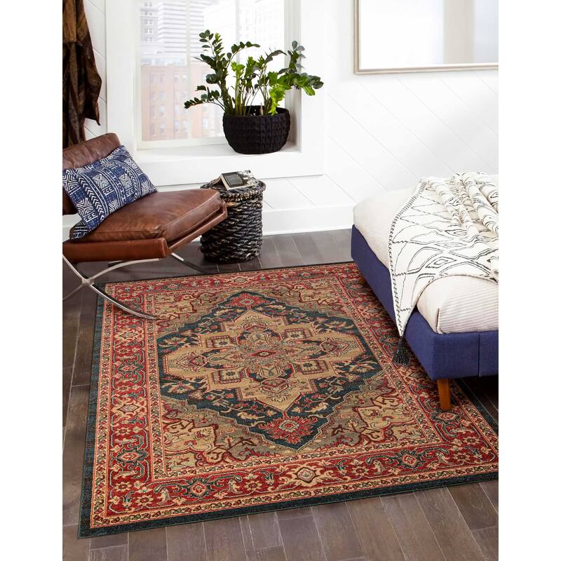 ECARPETGALLERY Machine Woven Lux Traditional Area Rug