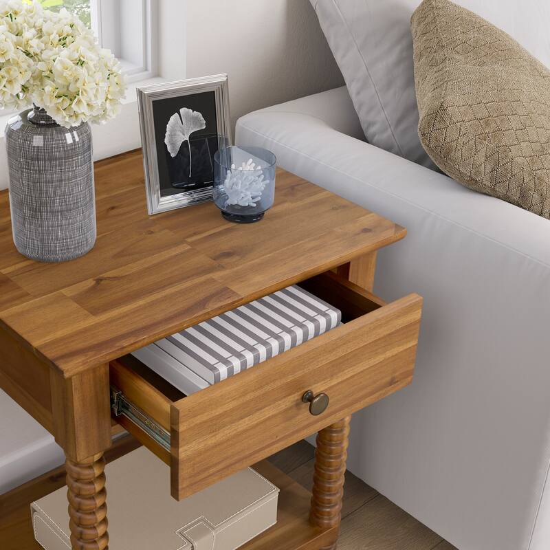 NPD Furniture Azella 1 Drawer Nightstand