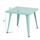 preview thumbnail 13 of 22, Costway Kids Steel 27'' Square Table Children Play Learn Activity