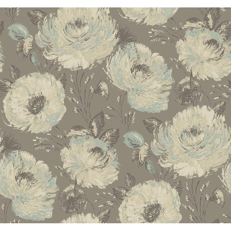 Seabrook Designs Cinna Floral Unpasted Wallpaper