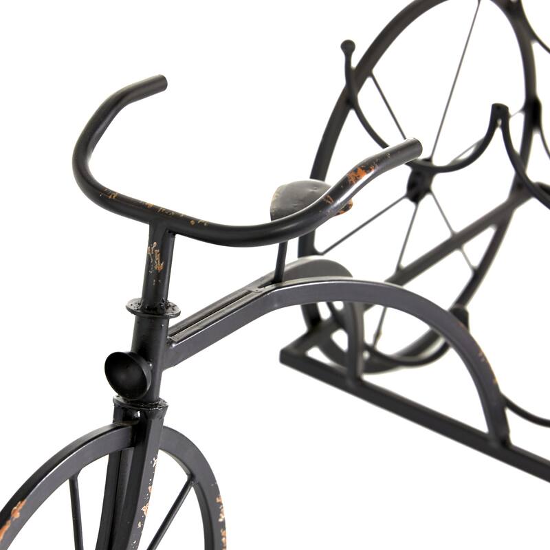 Black Metal Industrial Wine Rack 11 x 22 x 8 - 22 x 8 x 11