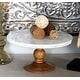preview thumbnail 6 of 12, Blue Natural Dried Flower Coastal Orbs & Vase Filler Set of 2 11 x 7 x 6 Brown