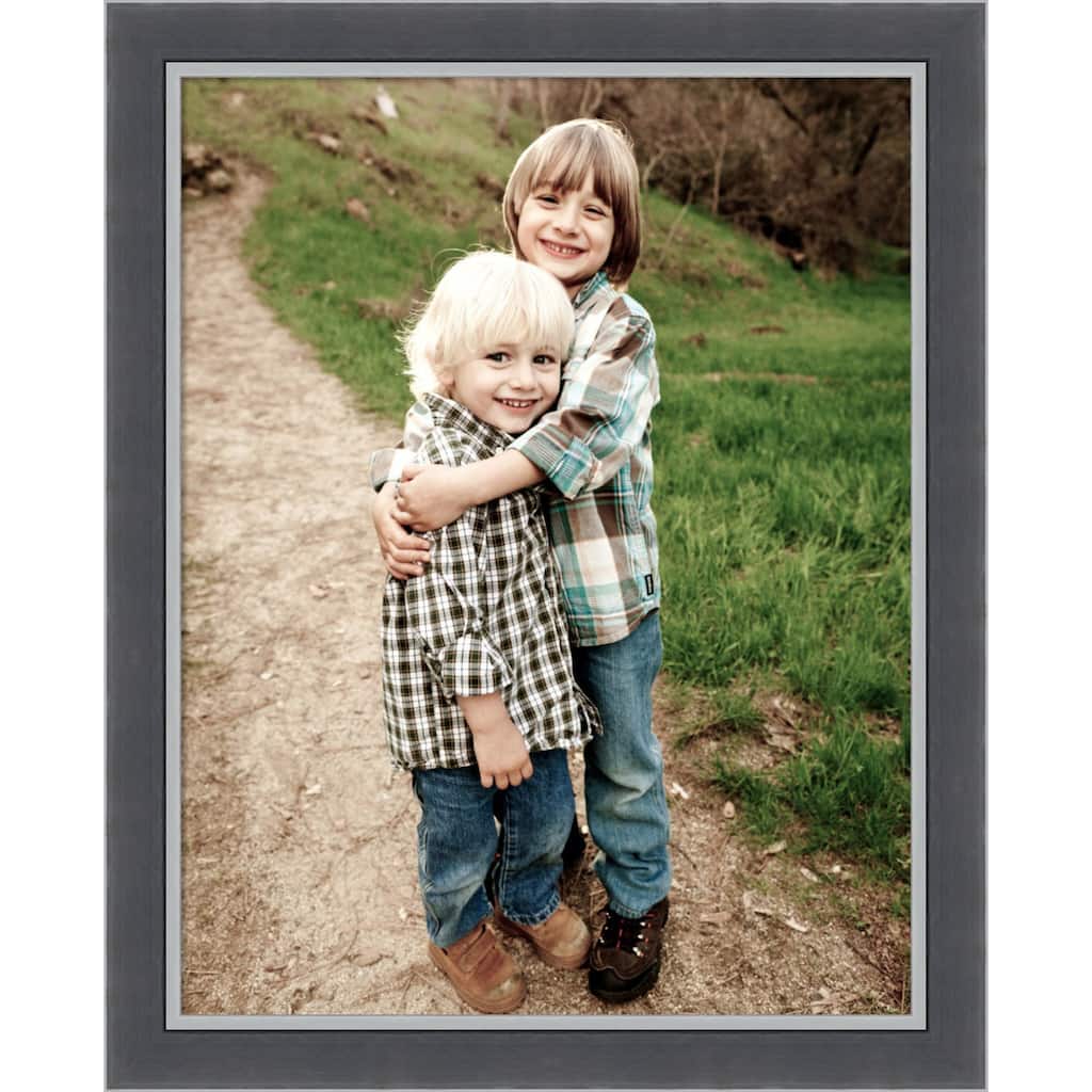 Eva Black Silver Thin Framed Picture Frame, Photo Frame