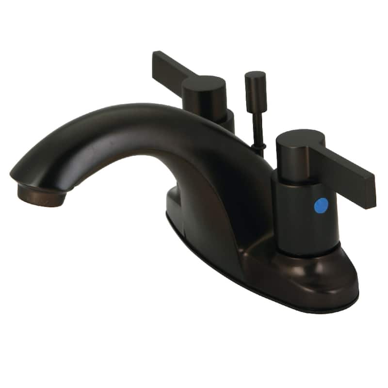 Kingston Brass Nuvo Fusion Centerset Bathroom Faucet - Free Metal - Oil Rubbed Bronze