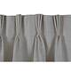 Porch & Den Peete Grasscloth Pinch Pleat with Back Tab Pair