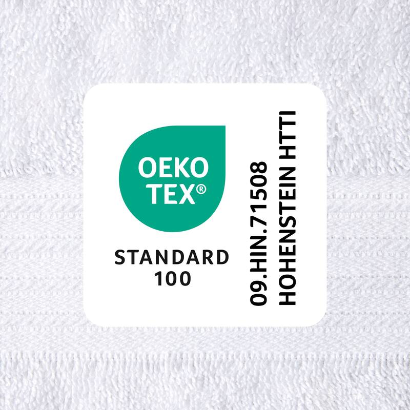 TOWN & COUNTRY EVERYDAY 6-Piece Assorted Solid Dobby Border Set, 2-Bath Towels, 2-Hand Towels, 2-Washcloths