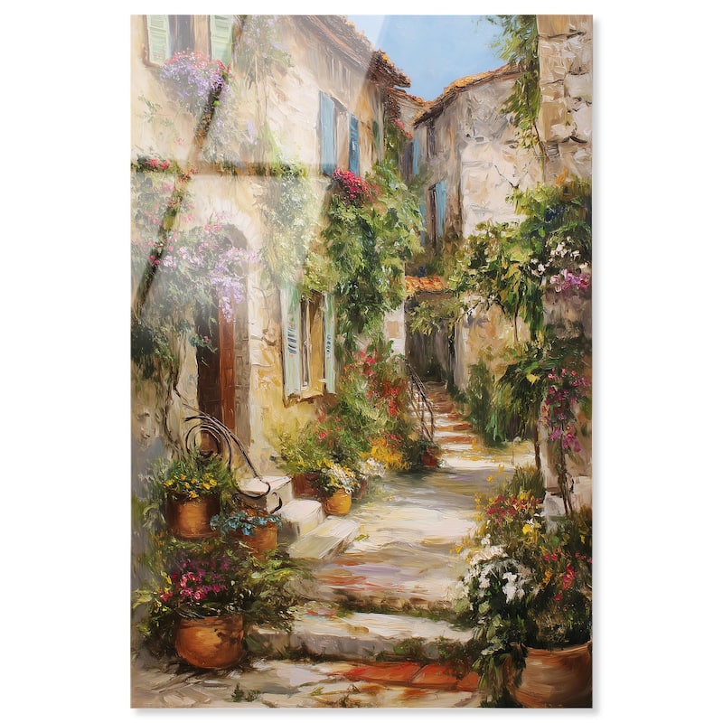 Mediterranean Charm II Acrylic by Art Remedy, Ready to Hang - 16" x 24"