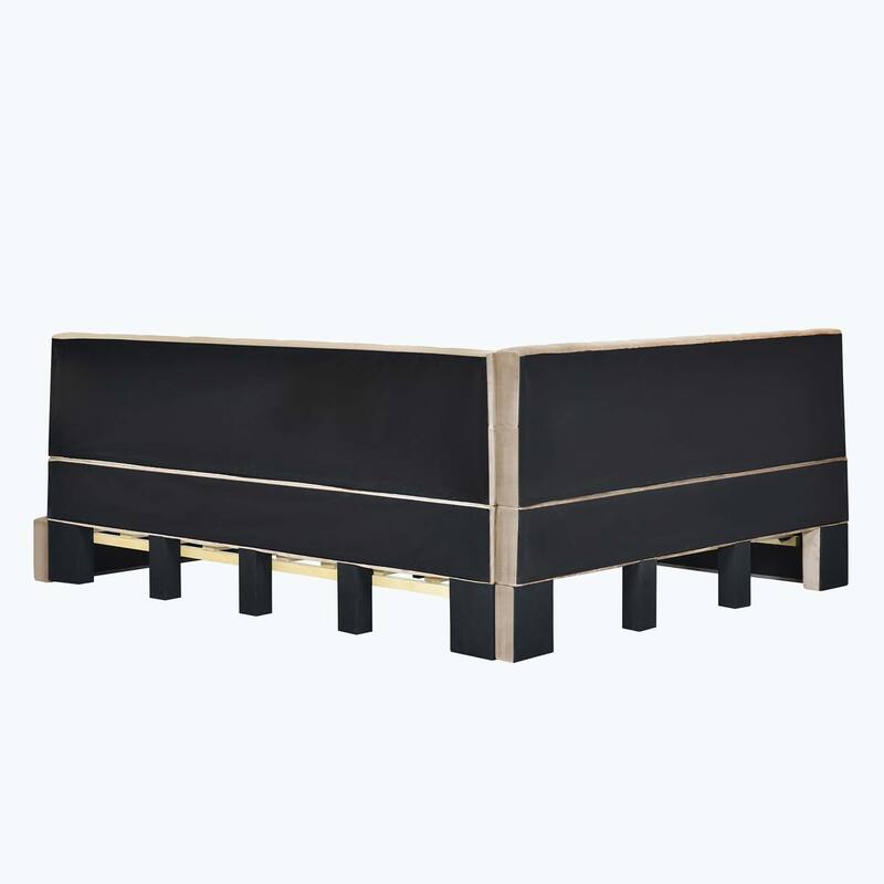 Full Size Classic Mid-Century Modern design Upholstered Daybed