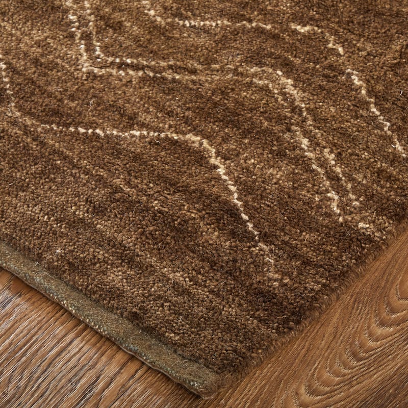 Grand Bazaar Fitzroy Hand Knotted Abstract Modern Area Rug