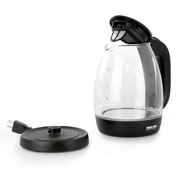 Better Chef 1.7L Cordless Electric Glass Tea Kettle - On Sale - Bed Bath &  Beyond - 32175696