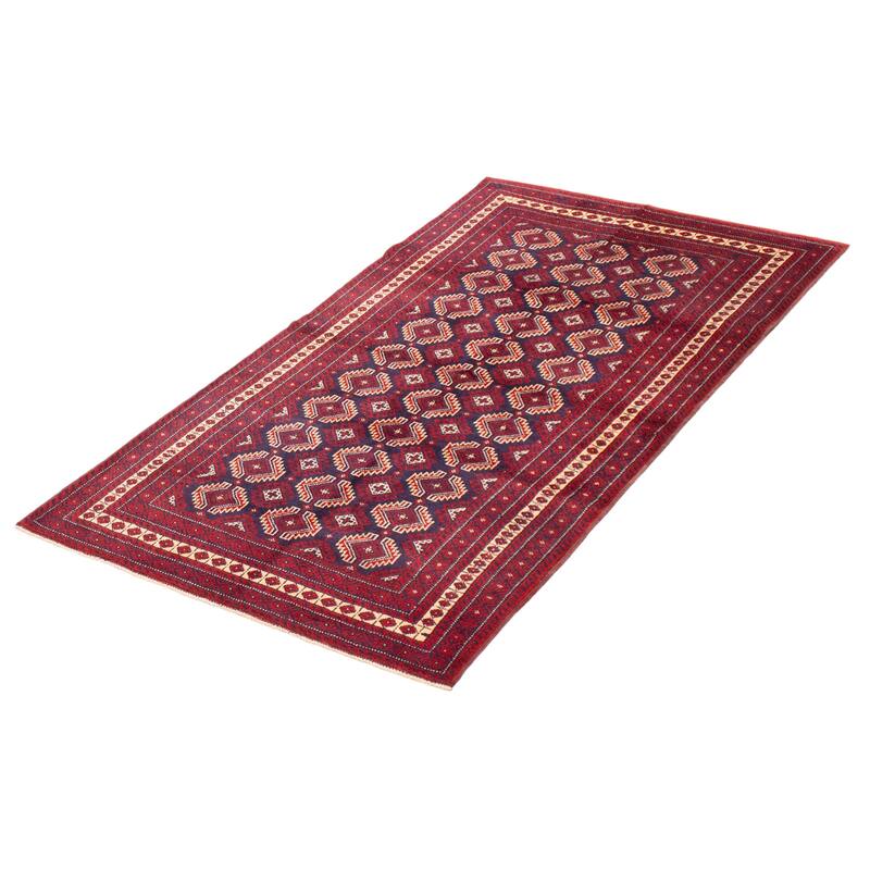 Teimani Red Rug 3'9" x 6'4" - 3'9 x 6'4