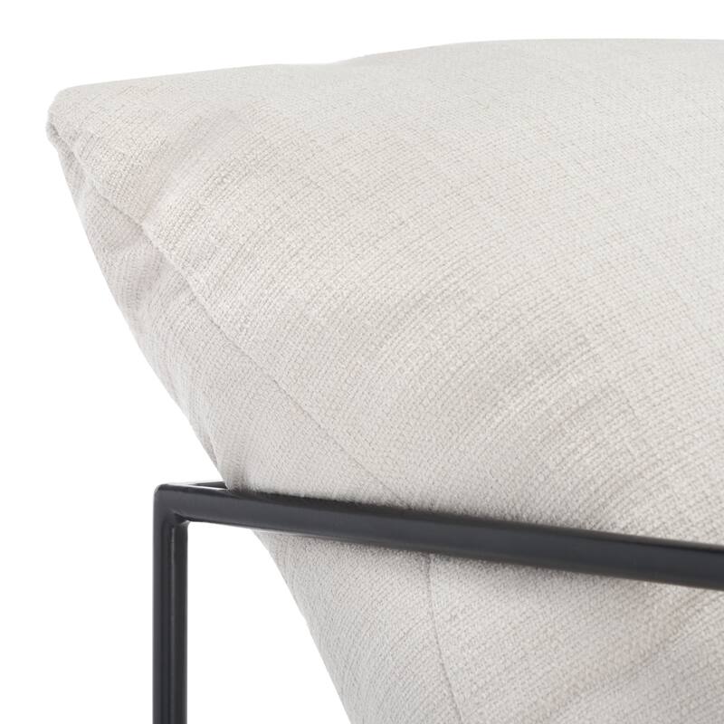 SAFAVIEH Corrie Pillow Top Accent Chair - 26" W x 42" D x 37" H - 26"W x 42"D x 37"H