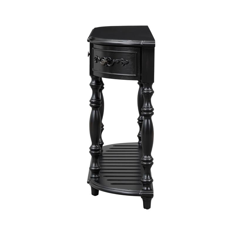 Vintage Carved, Roman Legs Combined Entry Table