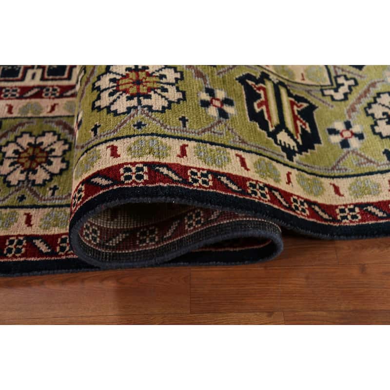 Dark Navy Blue Heriz Serapi Oriental Large Rug Handmade Wool Carpet - 9'8"x 13'10"
