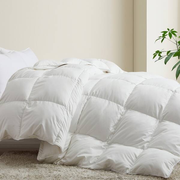 Ubauba Lightweight Comforter For Twin Bed - Summer Down & Feather Duvet Insert, 100% Cotton