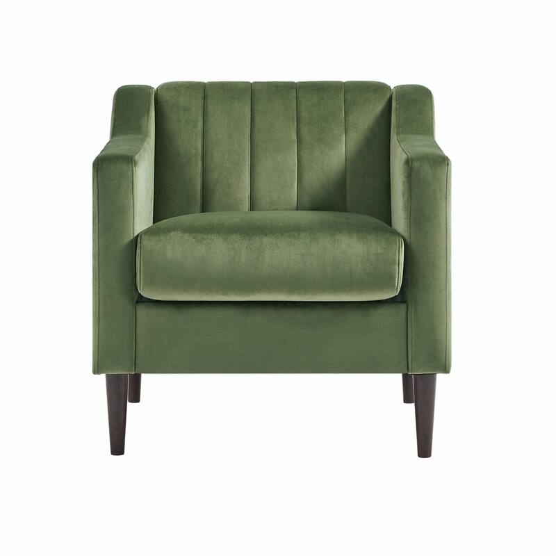 Upholstered Tufted Accent Chair,Fabric Single Sofa Side Chair,Barrel