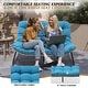 preview thumbnail 14 of 32, All-Weather PE Rattan Double Papasan Chair Loveseat with Soft Cushion for Indoor Outdoor