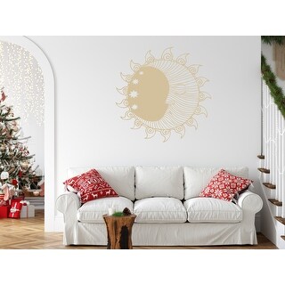 Moon Wall Decal Vinyl Sticker Decals Sun And Moon - Bed Bath & Beyond ...