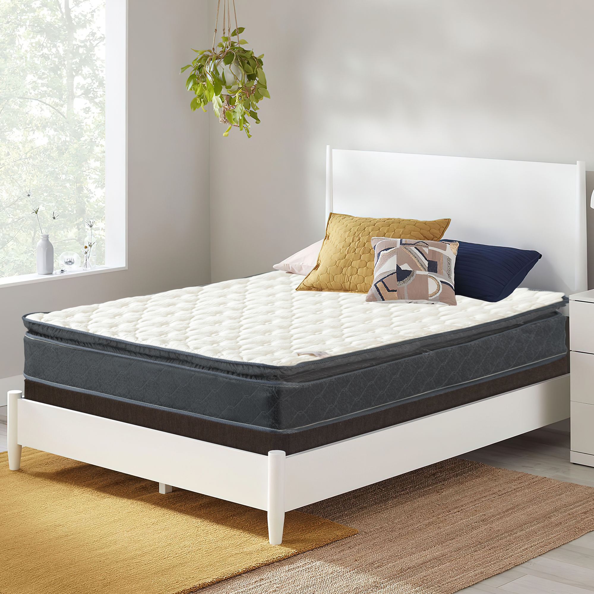 Queen pillow top mattress with box spring hotsell