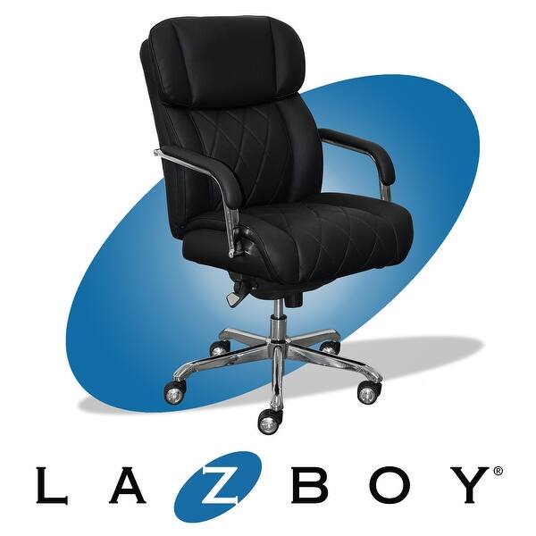 Shop La Z Boy Sutherland Office Chair With Padded Arms On Sale Overstock 22800496