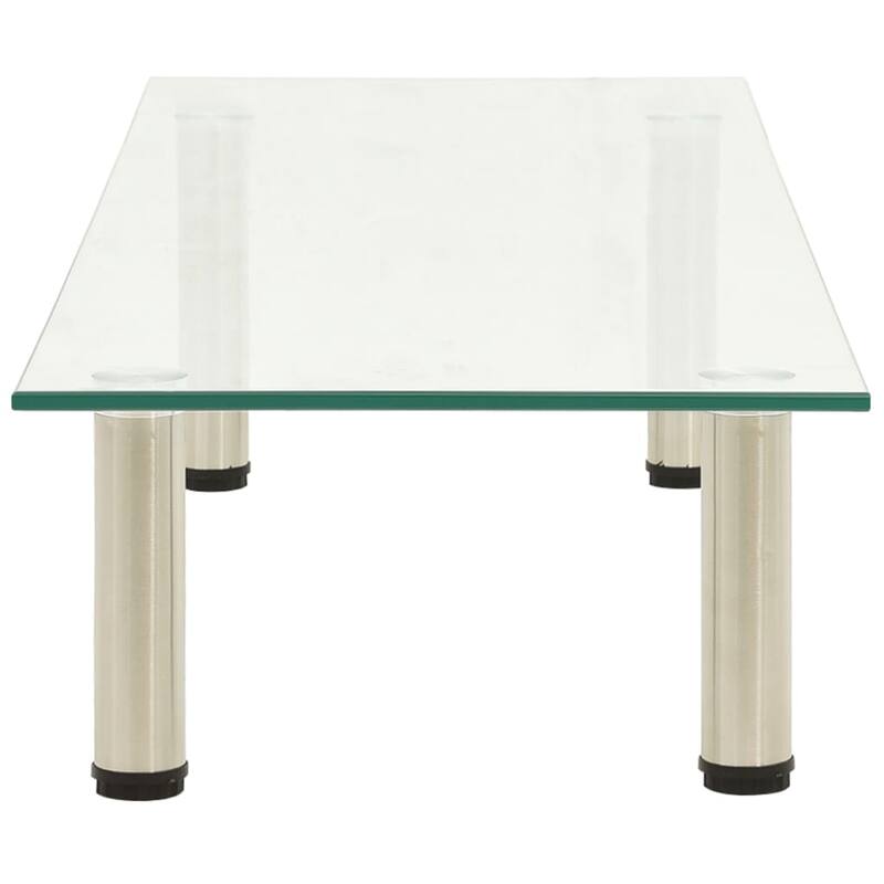 vidaXL TV Stand Entertainment Center HiFi Media Unit Furniture Tempered Glass