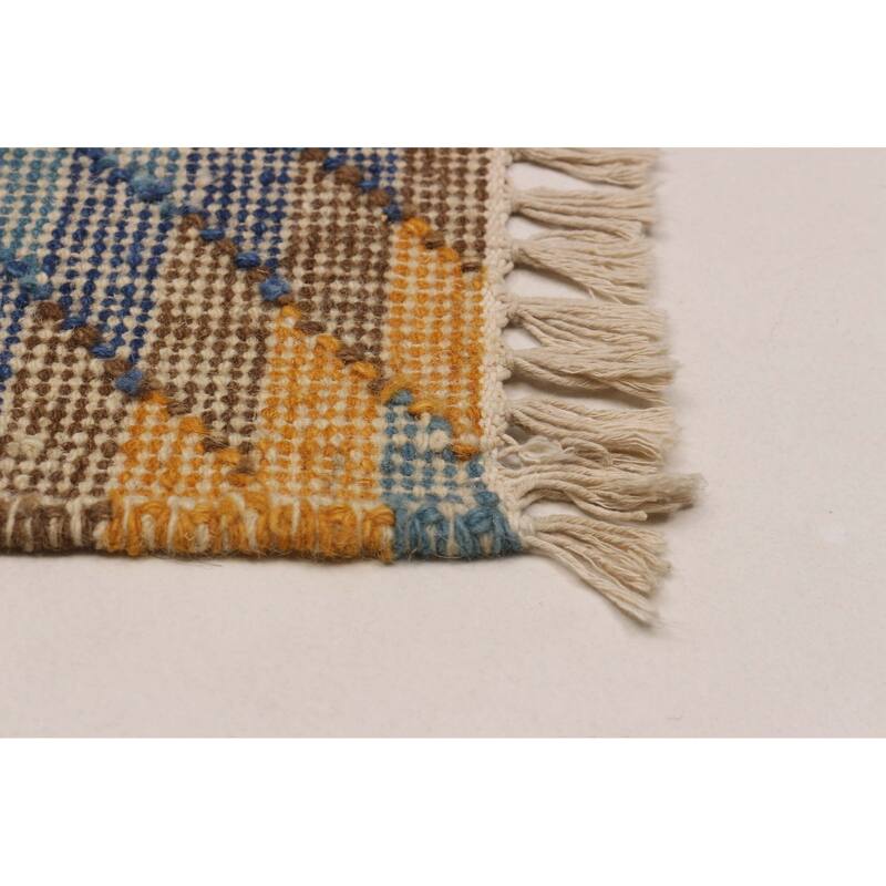 Ankara Orange, Red Kilim 5'2" x 8'1" - 5'2 x 8'1