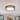 Dimmable LED Flush Mount Ceiling Light with 5-Color Temperature Selectable - Black