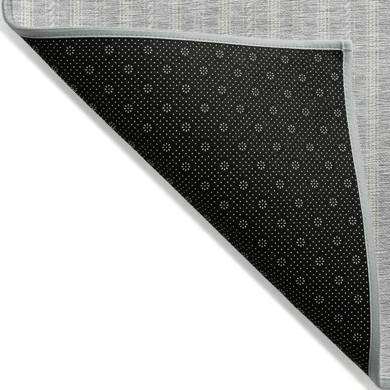 Machine Washable Indoor/ Outdoor Chantille Stripe Twist Rug