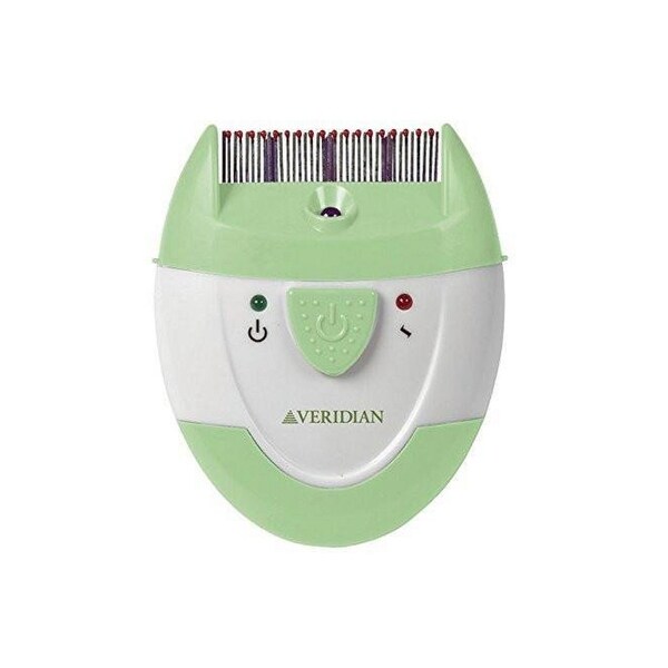 Veridian Healthcare Finito Electronic Lice Comb, Green/White