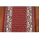 preview thumbnail 4 of 17, Red Traditional Botemir Runner Rug Hand-knotted Wool Carpet - 2'6" x 9'8"