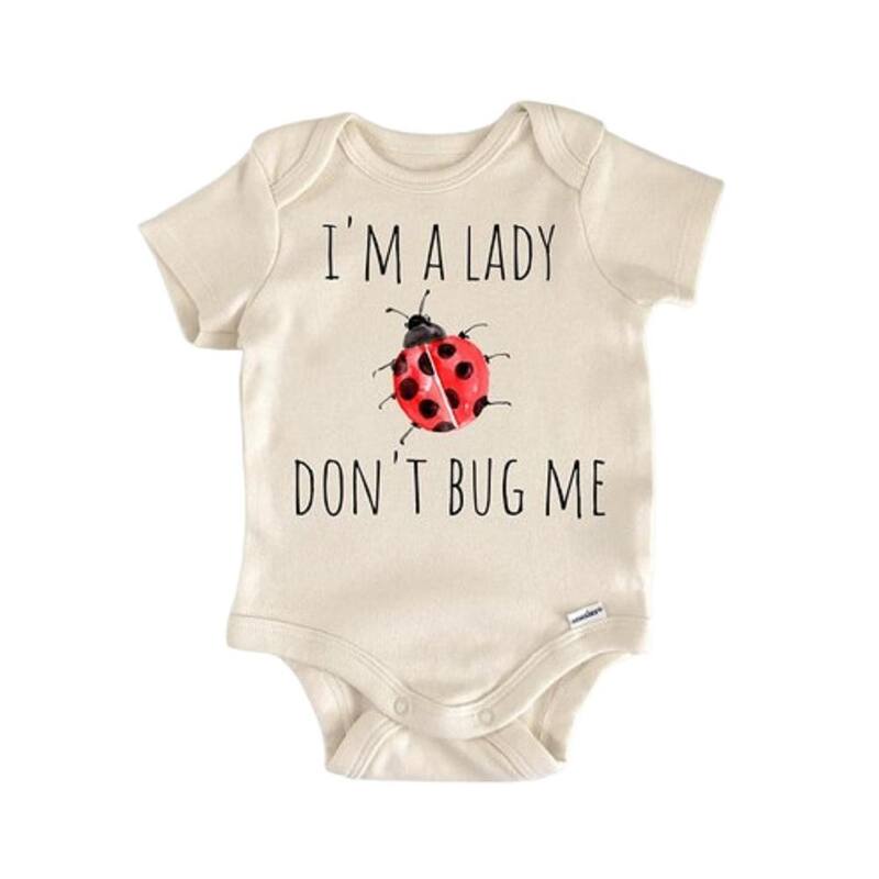 Love Bug Lady Bug Caterpillar Cricket - Baby Boy Girl Clothes Infant Bodysuit Funny - White - 3-6M