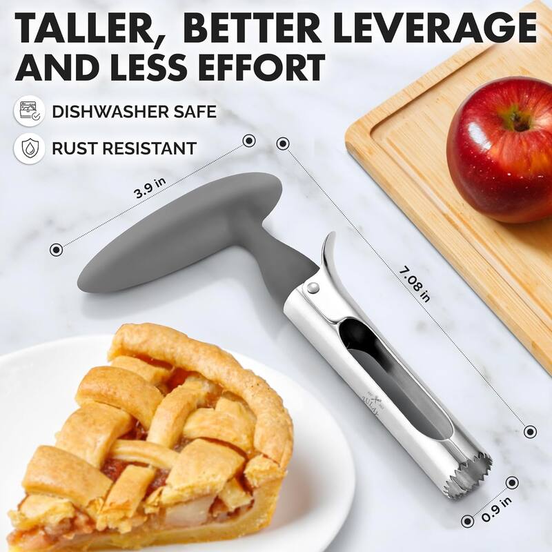 Zulay Kitchen Ultra Sharp Premium Apple Corer Tool