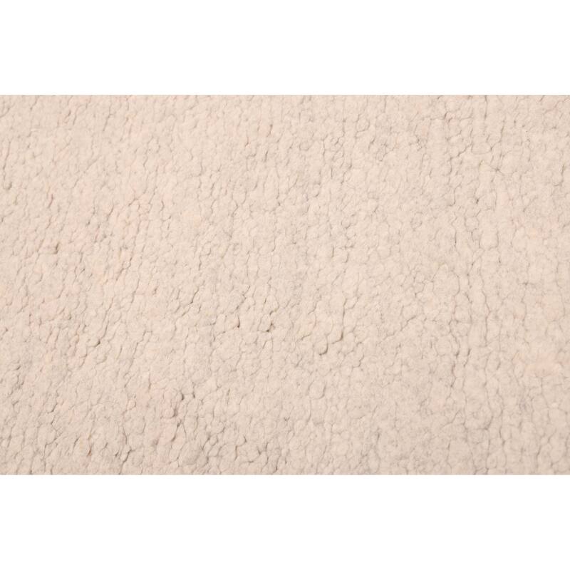 ECARPETGALLERY Hand-knotted Looma Light Grey Wool Rug - 8'2 x 9'9