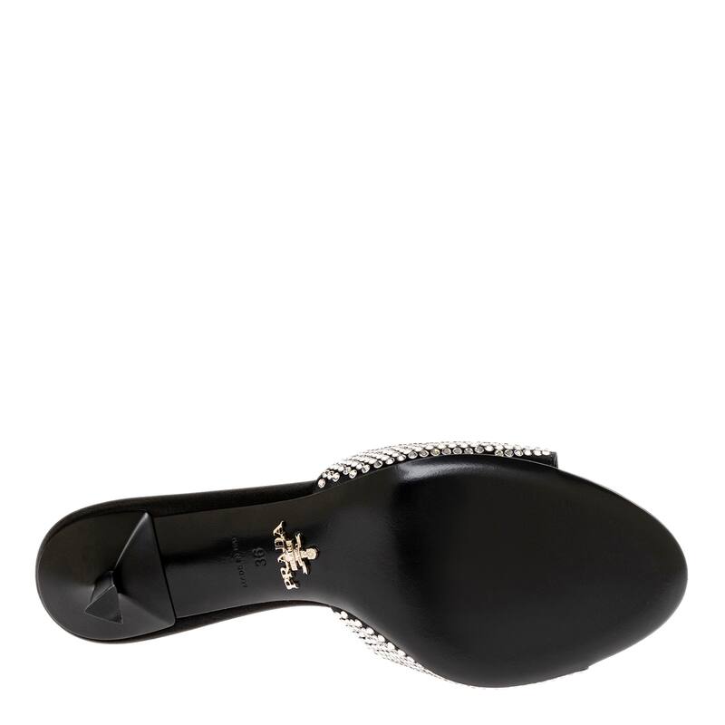 Prada Crystal Embellished Mules