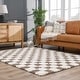 preview thumbnail 42 of 82, Hauteloom Atira Living Room, Bedroom Area Rug - Contemporary - Plush Pile - Light Gray,Cream - 7'10" x 10'3"