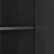 preview thumbnail 6 of 16, Black Modern Buffet Cabinet with Storage, Fluted Sideboard Large Buffet with Adjustable Shelves, Credenza, Accent Cabinet