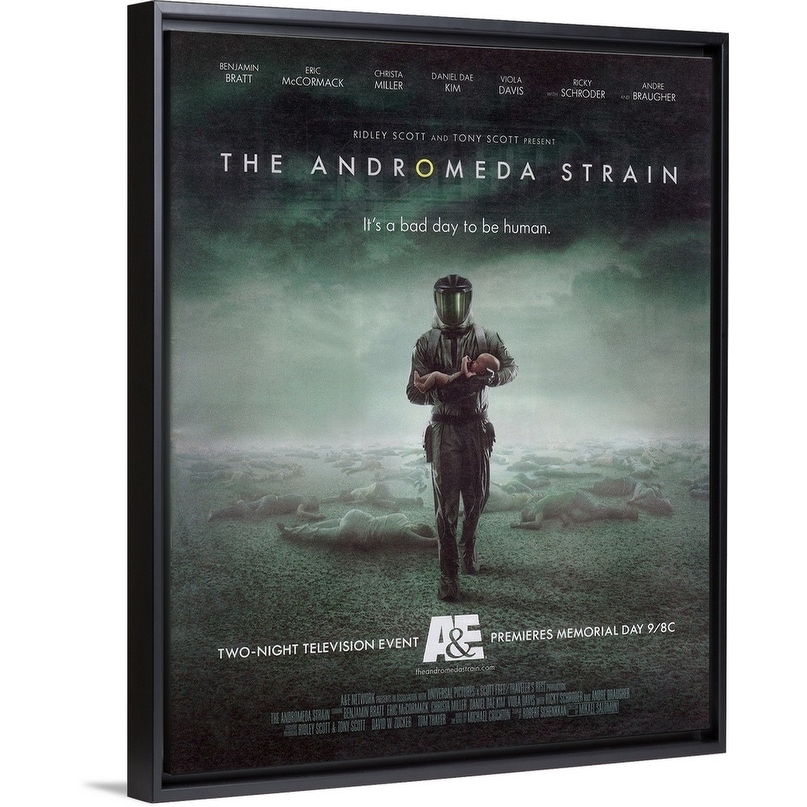 The Andromeda Strain 2008 Tv Poster Black Float Frame Canvas Art Overstock 26974382