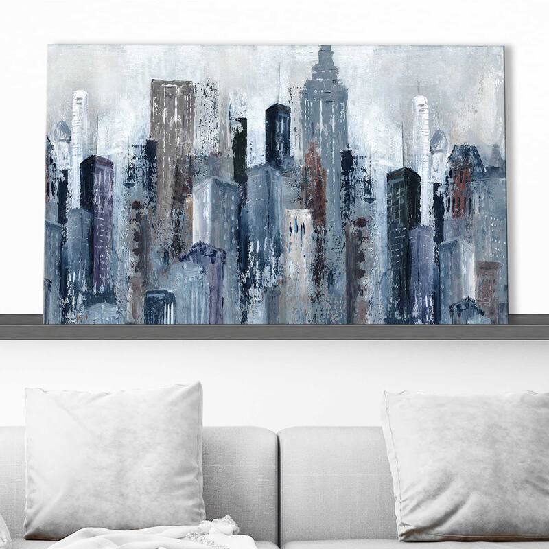 "City Mood " by Carol Robinson Print on Canvas