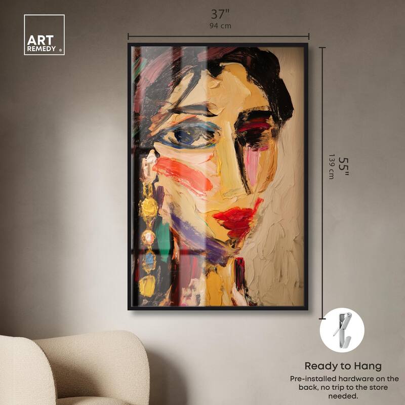 Colorful Expression I Shadowbox by Art Remedy
