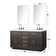preview thumbnail 72 of 119, Lexora Abbey Bath Vanity and Carrara Marble Top