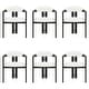 preview thumbnail 28 of 34, Jazmin Mid-Century Modern Upholstered Barrel Dining Chairs - Set of 2/4/6