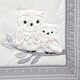 preview thumbnail 8 of 8, Lambs & Ivy Luna 6-Piece Gray/White Owl Nursery Baby Crib Bedding Set w/ Mobile