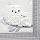 preview thumbnail 3 of 7, Lambs & Ivy Luna White/Gray Celestial Owl 4-Piece Nursery Baby Crib Bedding Set