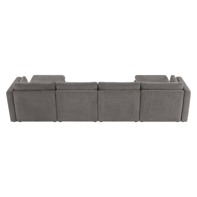 Celia Oversized Modular Sectional Fabric Sofa Set