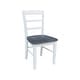 preview thumbnail 46 of 128, International Concepts Solid Wood Madrid Ladderback Chairs, Set of 2 - N/A