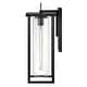 preview thumbnail 2 of 3, Lark 81425 Mateo 24" Tall Outdoor Wall Sconce with Clear Glass Shade