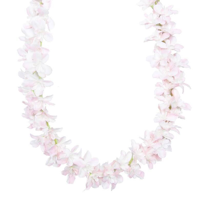 7ft Blush Pink Artificial Plumeria Flower Garland Hanging Vine - 86" L x 4" W x 2" DP