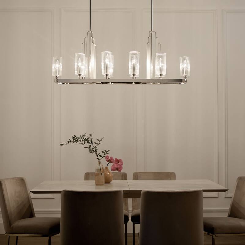 Kichler 52413 Kimrose 10 Light 45" Wide Linear Chandelier