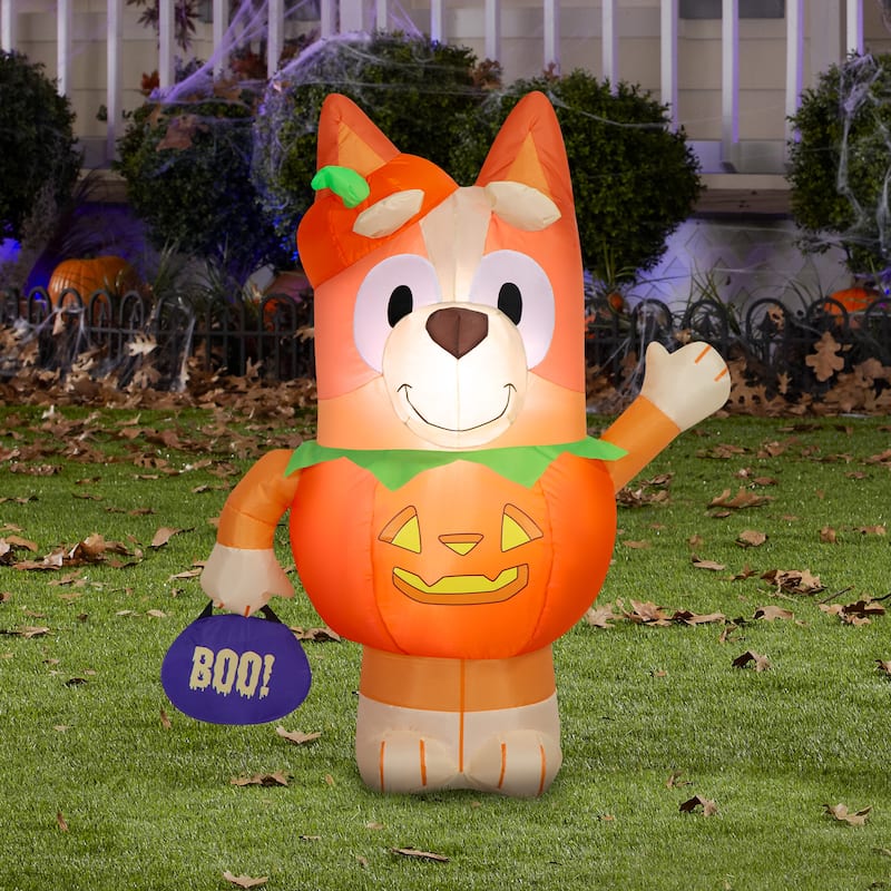 Airblown-Bingo in Pumpkin Costume-Bluey